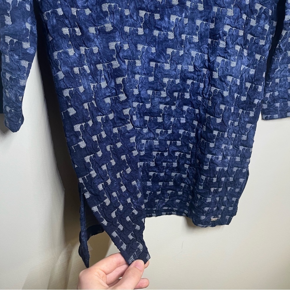 NWT FDJ 3/4 Sleeve Mock Neck Shirt - Picture 2 of 6
